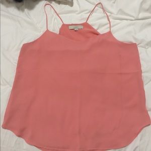 Pink spaghetti strap work blouse | loft